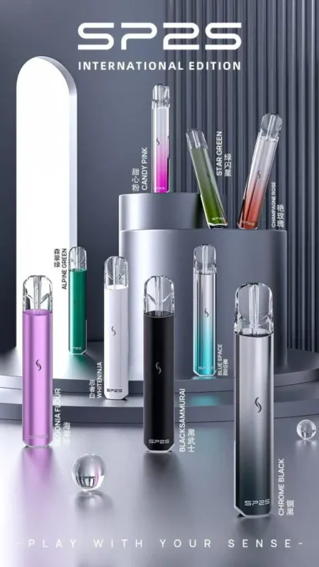 SP2S電子煙主機國際通用版，七彩燈效設計