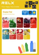 RELX Creator 積木系列煙彈，多款口味與高續航設計