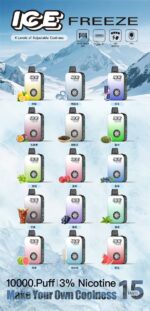 ICE 10000口拋棄式電子煙，輕巧大容量一次性設計
